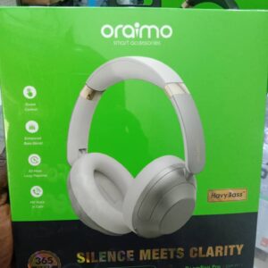 Oraimo Headphone – Pure Sound - White Color