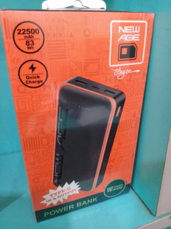 New Age Power Bank - 22500MAH