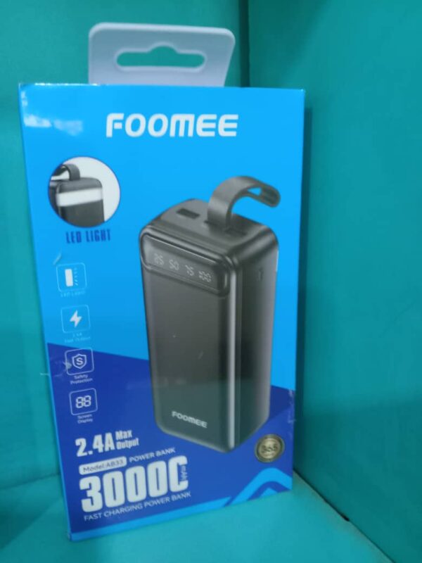 Foomee LED Light Power Bank 3000C